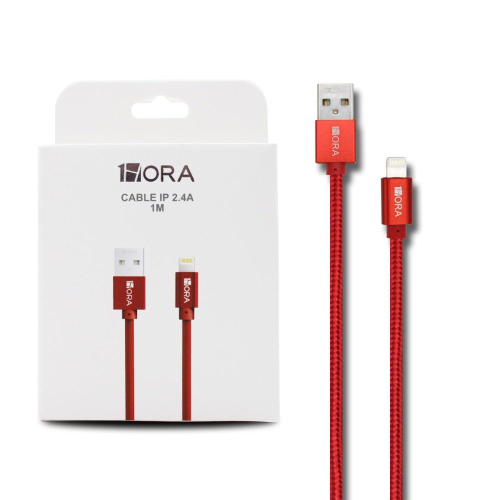 Cable 1 Hora iPhone 2.4 Amp Tela