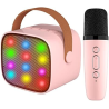 Kit Bocina Karaoke Portable LED