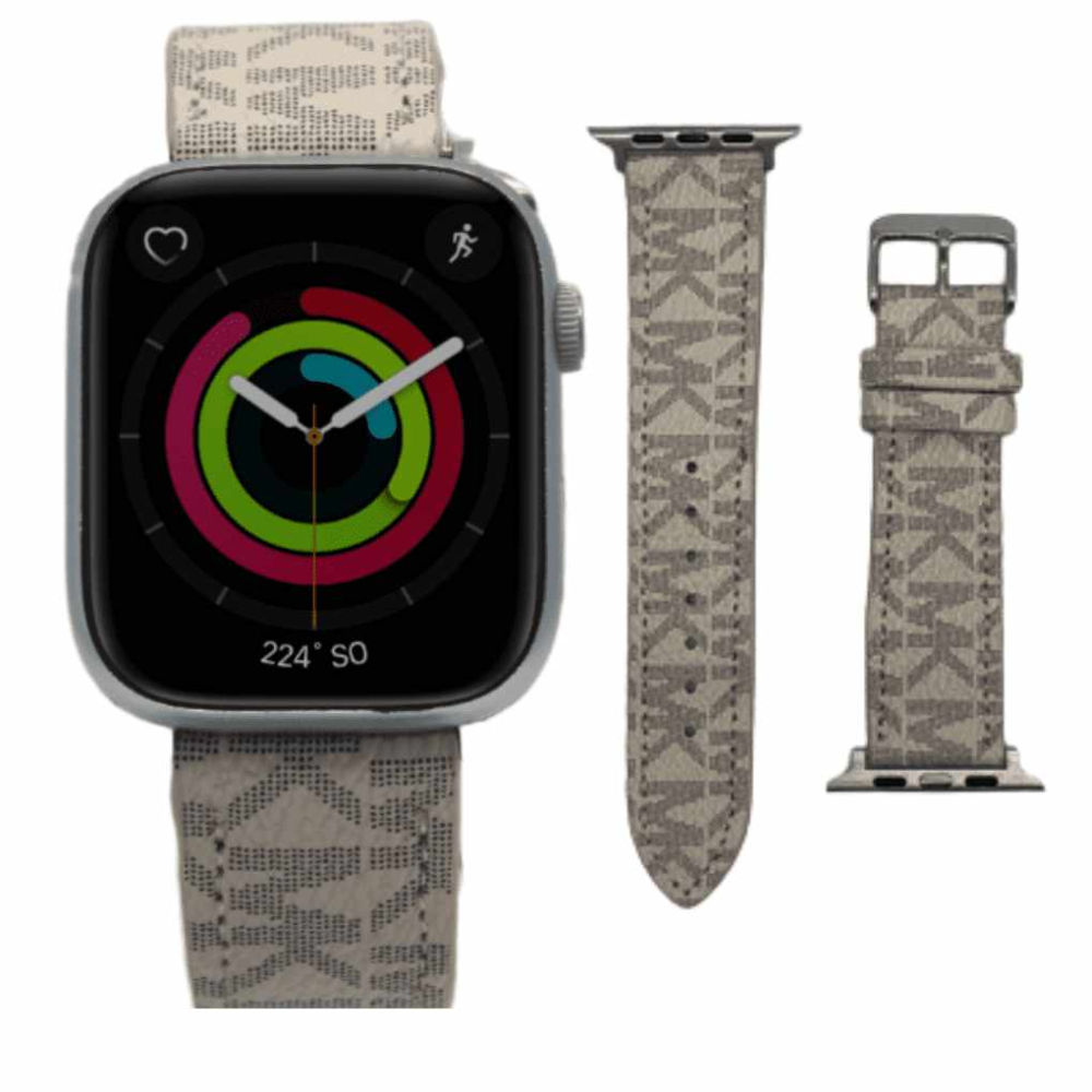 Correa Michael Kors 38, 40, 41mm Beige Apple Watch Extensible
