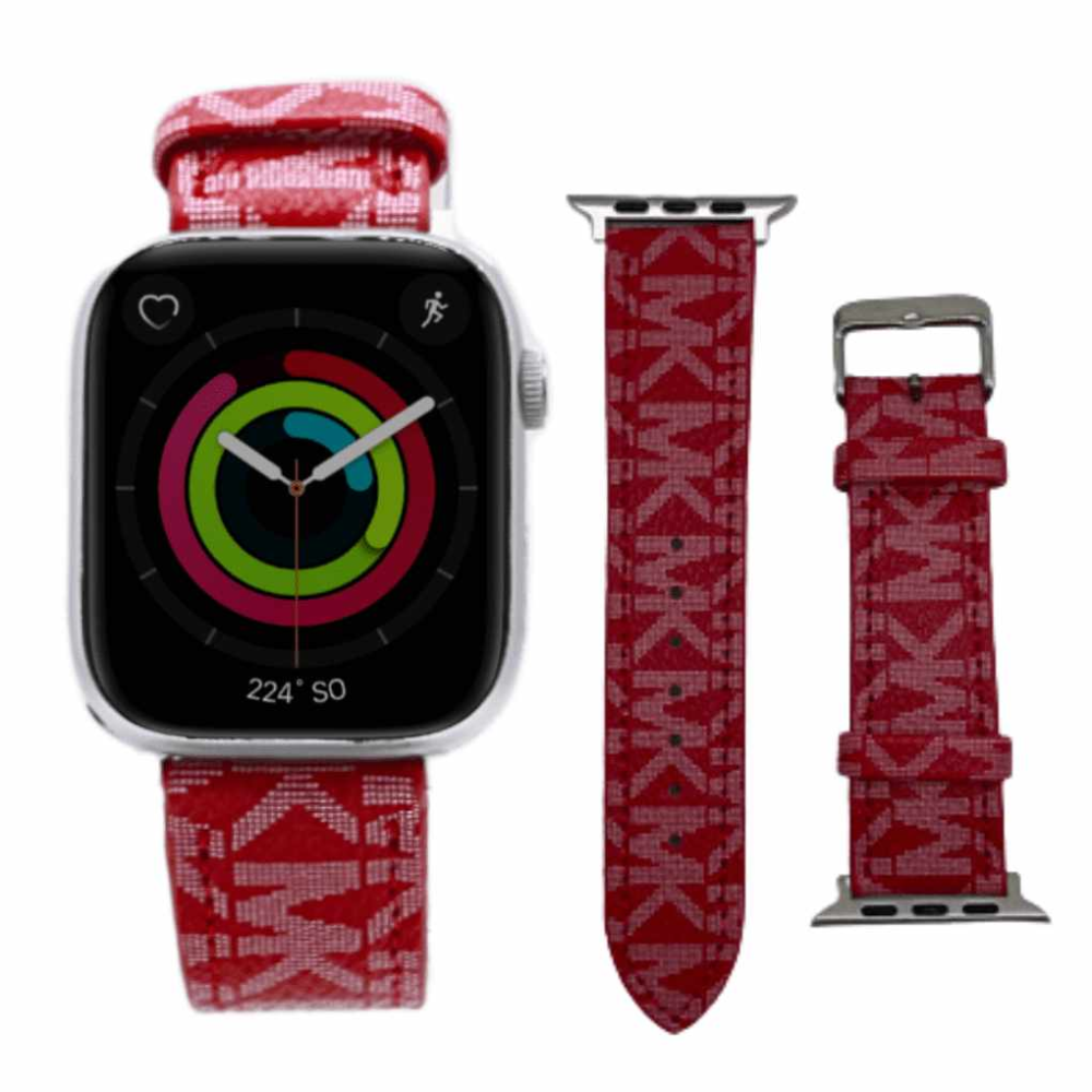 Correa Michael Kors 38, 40, 41mm Rojo Apple Watch Extensible