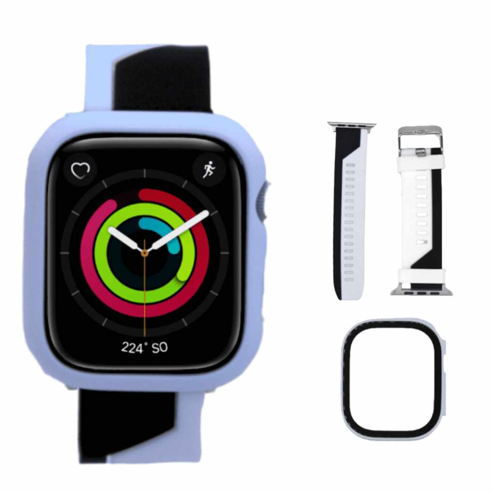 Correa + Case Combo 3 Blanco 49Mm Apple Watch Extensible