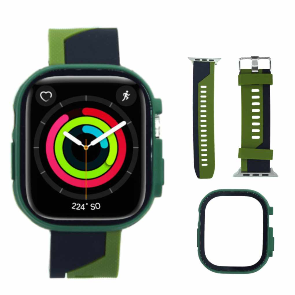 Correa + Case Combo 3 Verde 49Mm Apple Watch Extensible