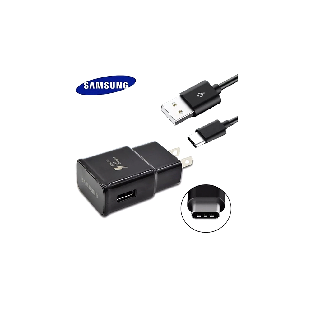 Cargador Tipo C Para Samsung Version S10 Carga Rapida Caja