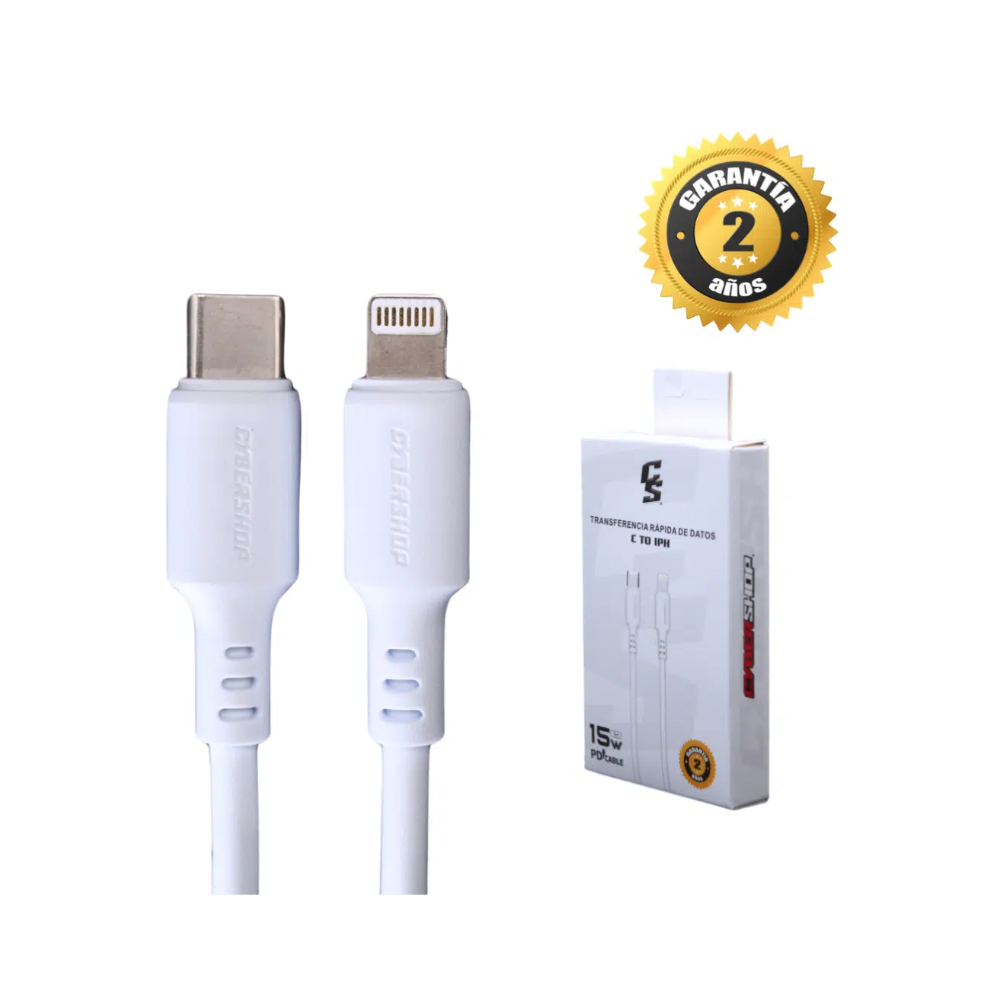 CABLE 15W TC A IP BLANCO 1M