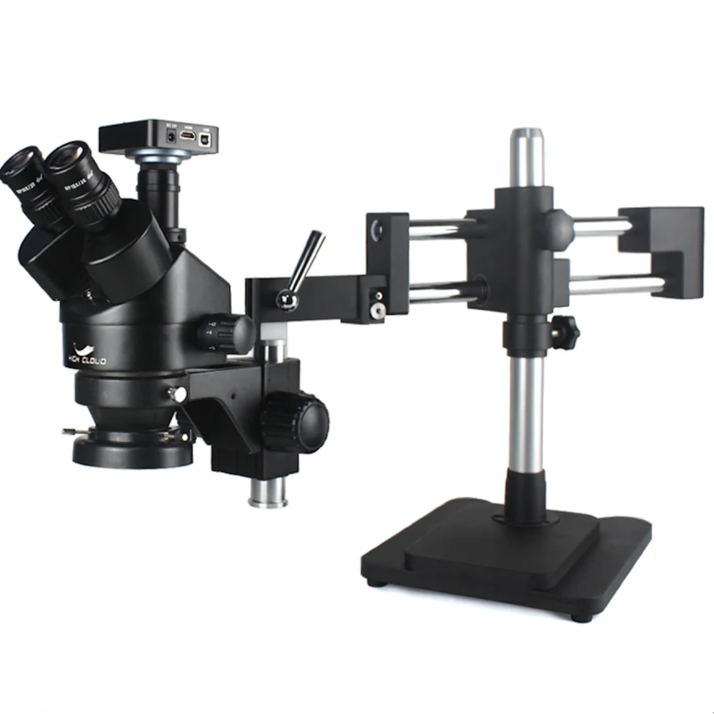 Microscopio estéreo Trinocular Focal con Zoom de doble...