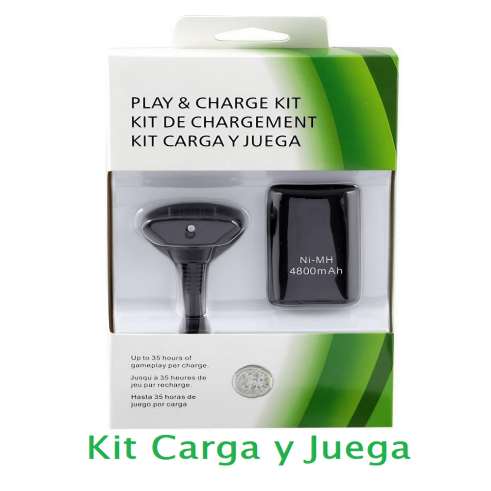 Kit de Cargador, Recargable Para Control 360, Carga Y Juega