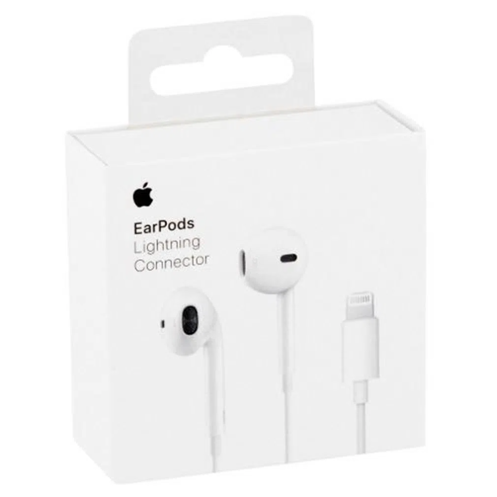 Earpods Lightning iPhone 7-14 Caja Blanca Calidad Original