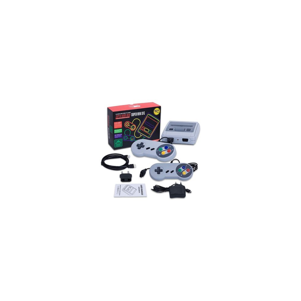 Consola Super Nintendo 620 Juegos Ergonomica