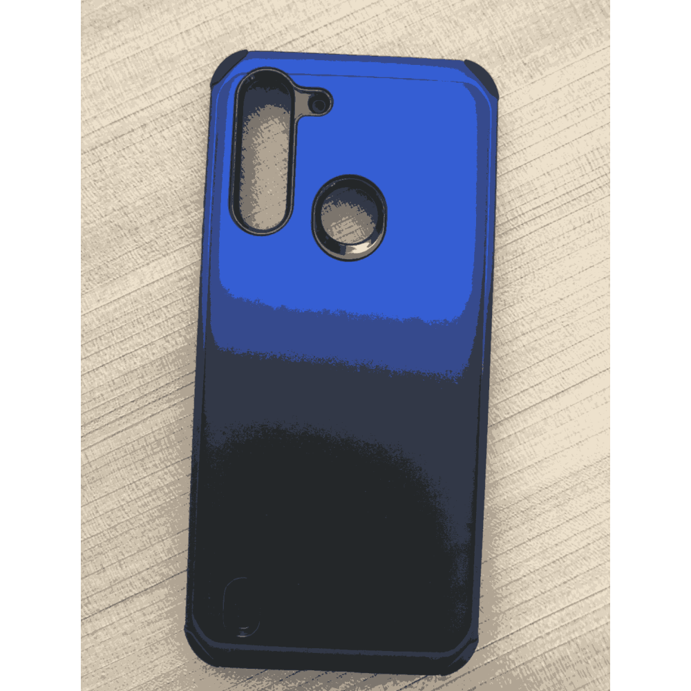 Case G8 Power Lite Motorola Moda Azul Uso Rudo