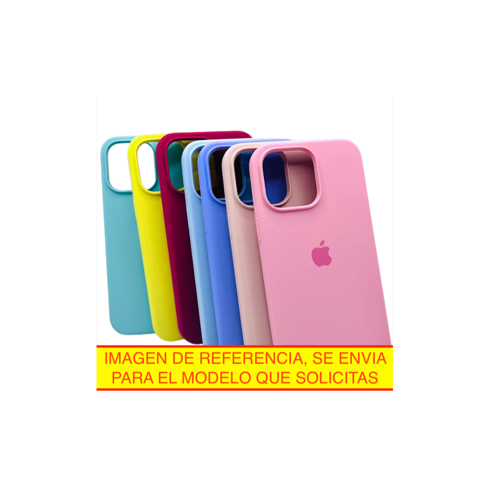 Case iPhone 12 Pro Max Silicon Rosa Palo Funda Protector
