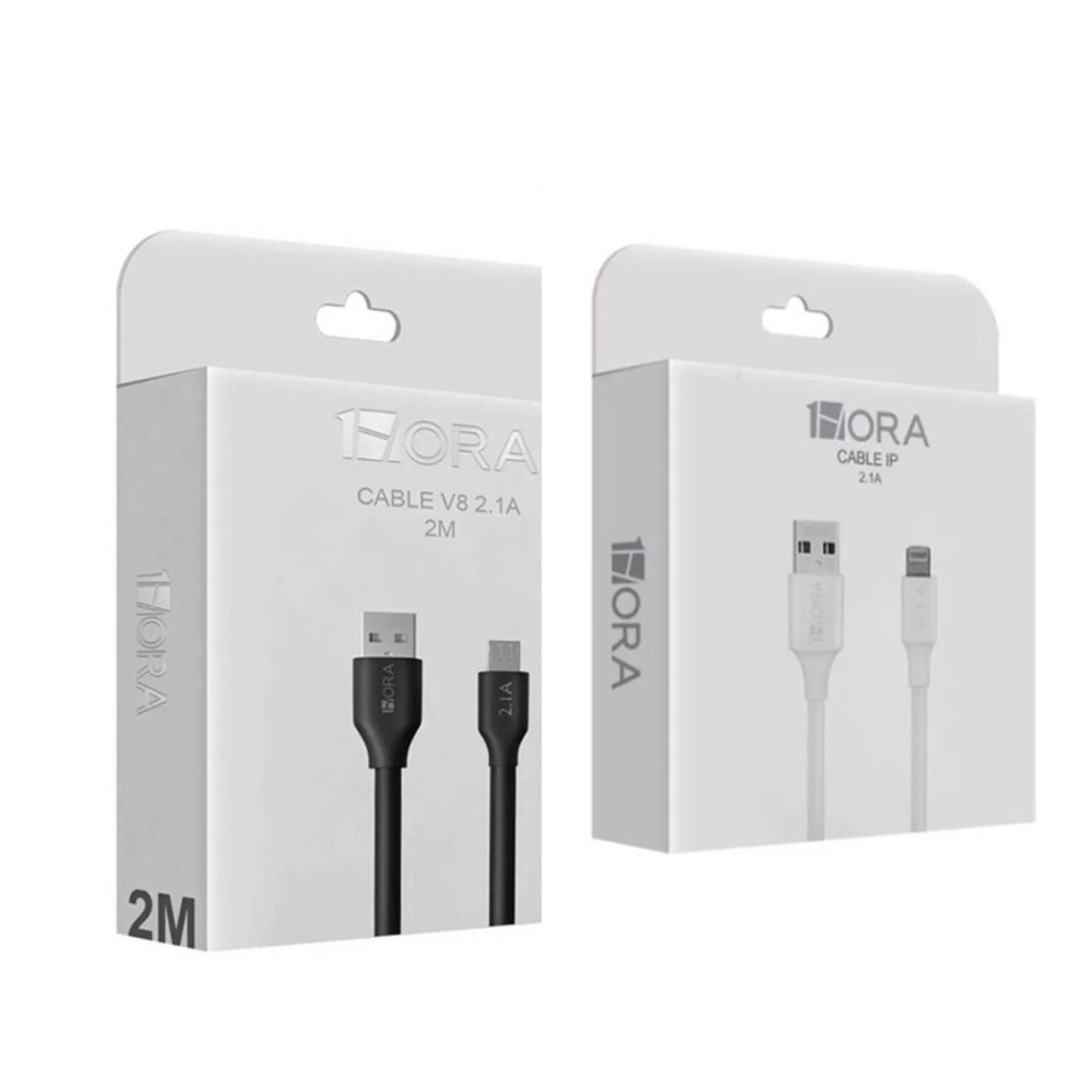 Paquete 2 Cables. 1x V8 Micro USB y 1x iPhone Lightning....