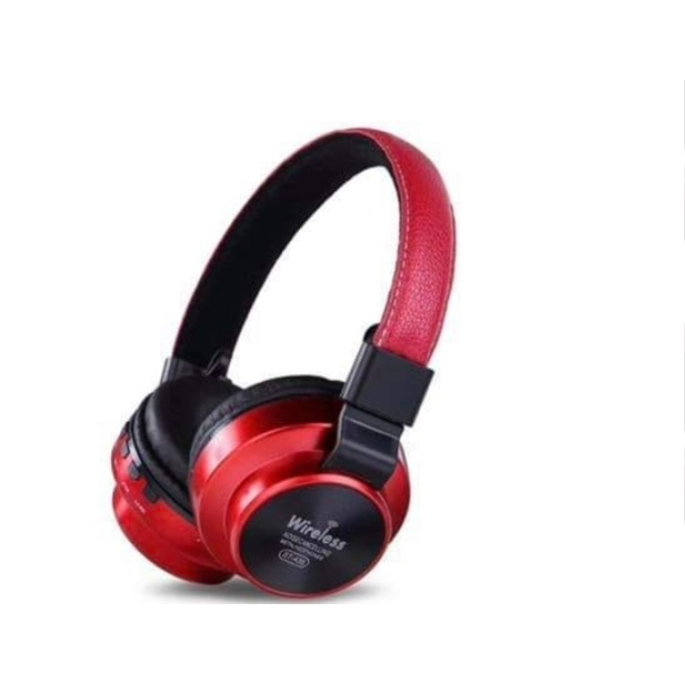 Diadema Bluetooth Audifonos Rojo Microsd Tyg St435