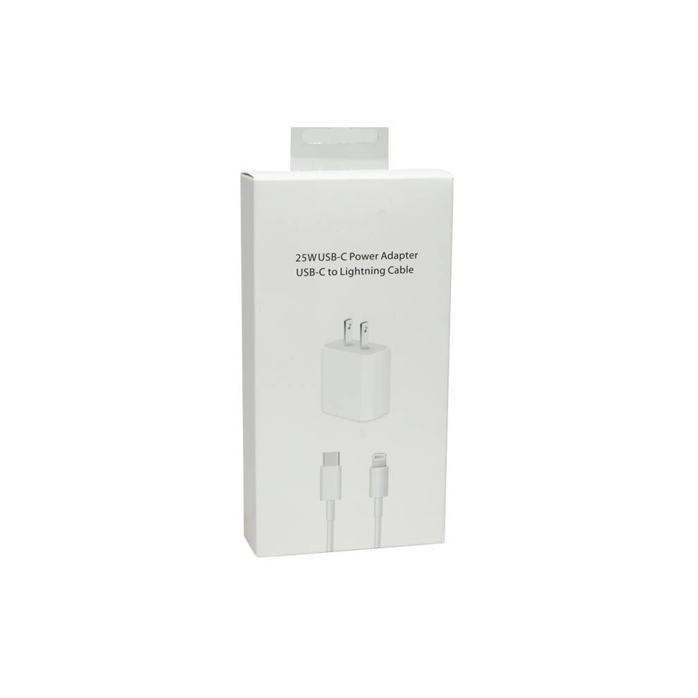 Cargador Para Apple iPhone 5-14 25W Y Cable 2M Caja