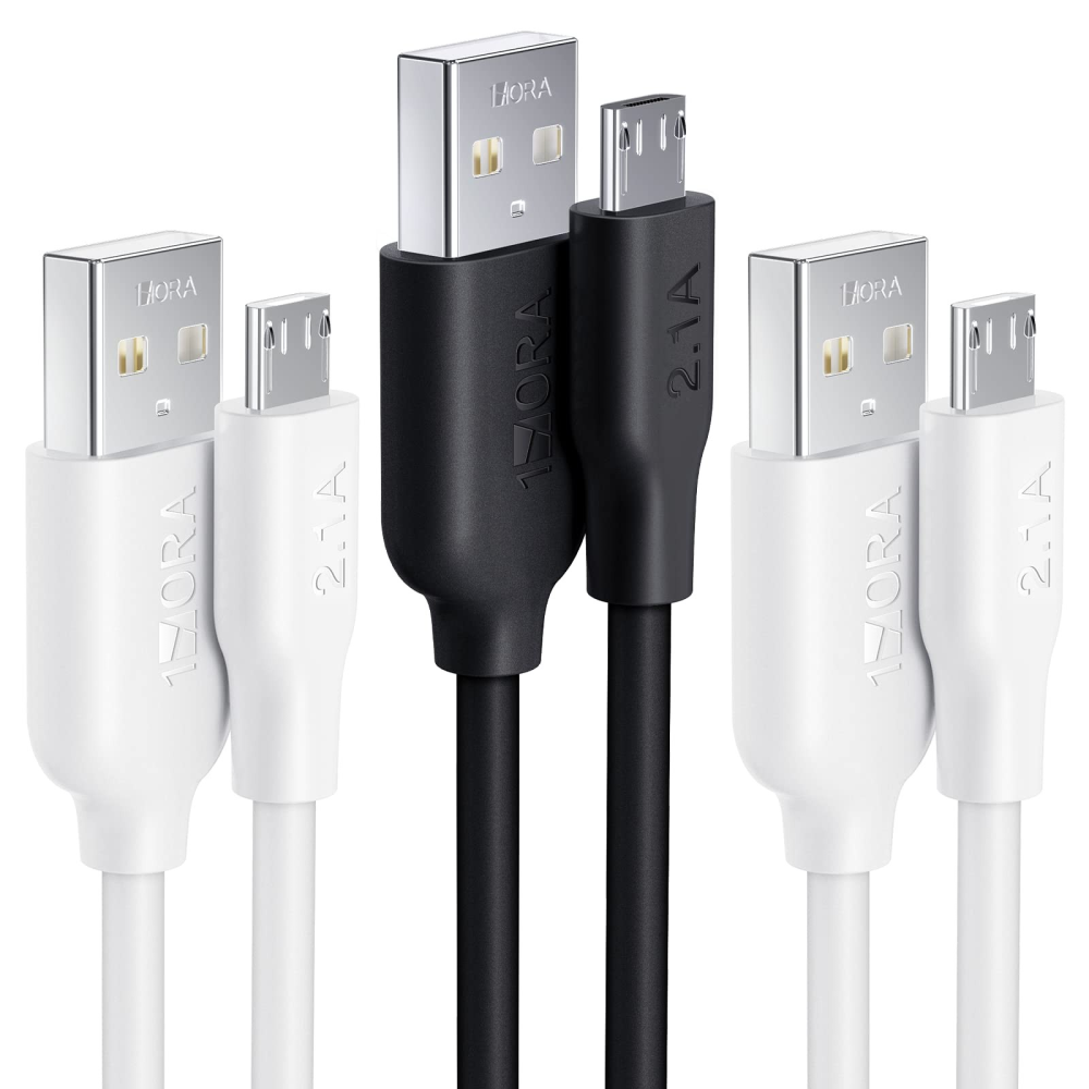 Cable V8 Microusb 1 Hora 2M Blister Blanco Suelto