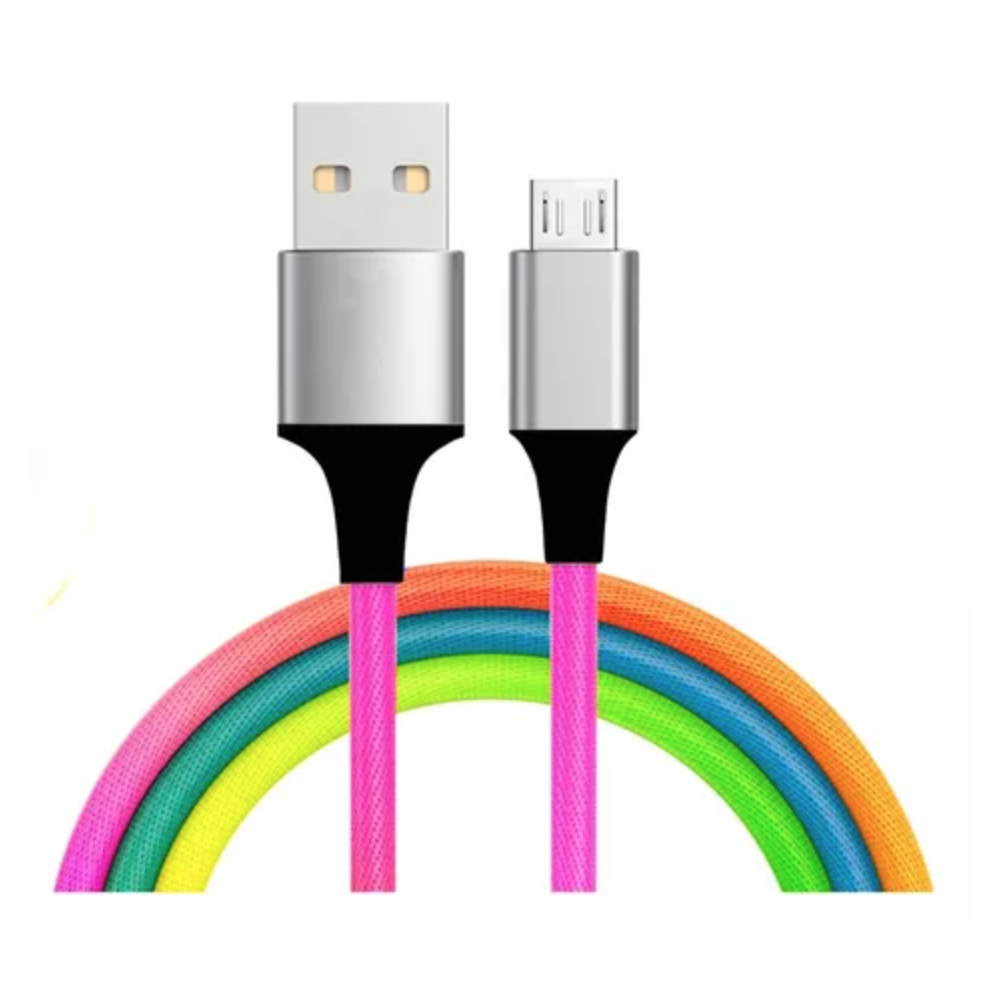 Cable Datos Rainbow Micro Usb