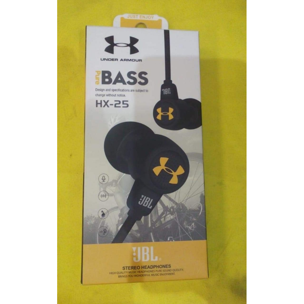 Audifonos Manos Libres Negro Caja Calidad Bass Hx-25 Tyg
