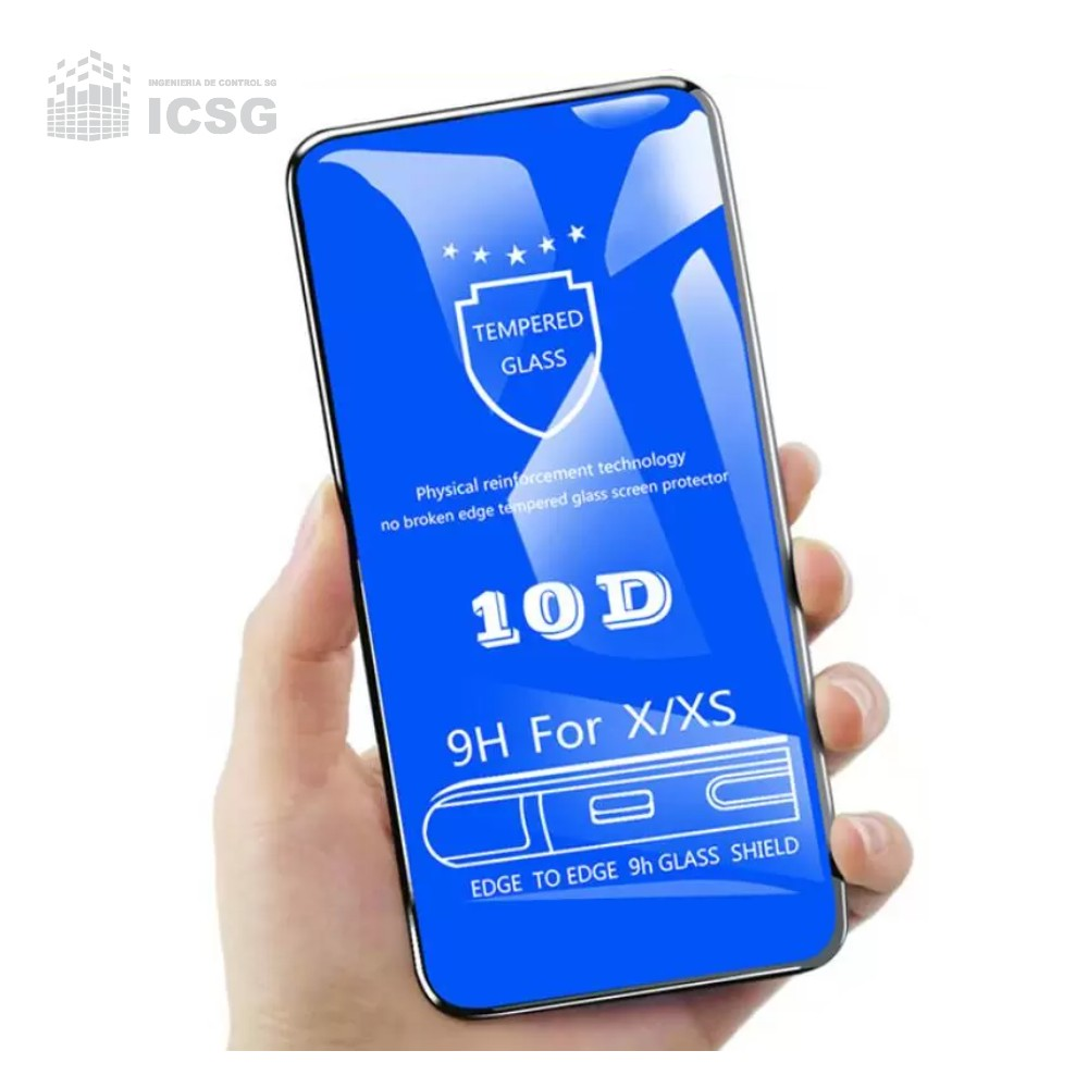 Mica 10D iPhone 15 Pro Max Completa Original Cristal...